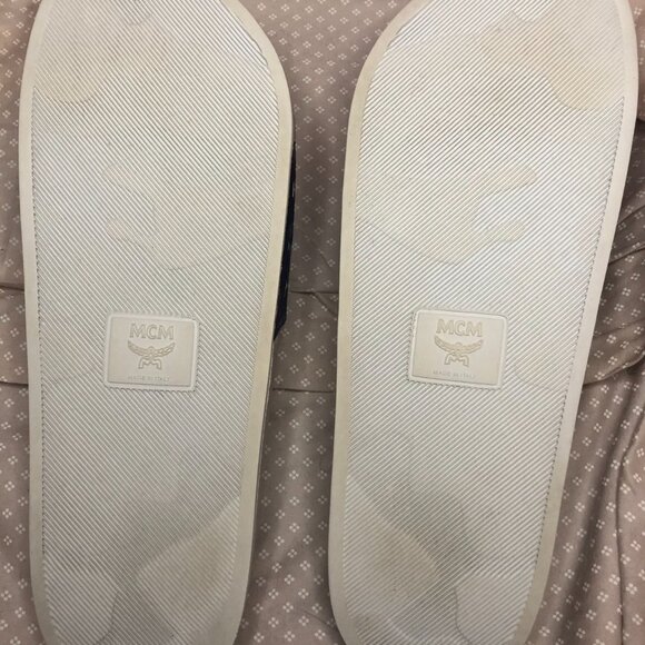 MCM Lifestyle Slide Blue & White – Size 12 - Picture 3 of 6